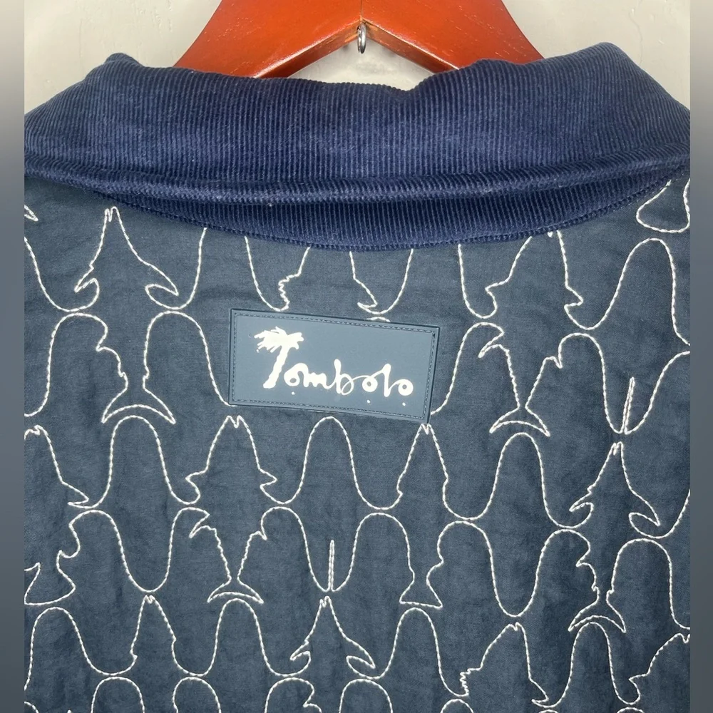 Tombolo Dark N’ Stormy Quilt Jacket Waterproof Reversible Unisex XXL - Picture 9 of 13